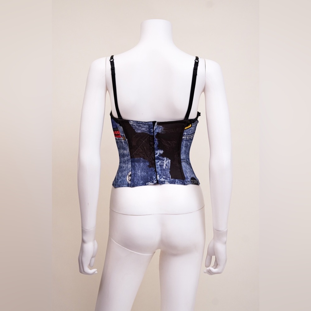 Christian Dior Miss Diorella Trompe L'oeil Bustier Corset Top - Picture 6 of 7